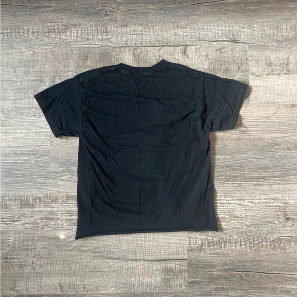 Morgan Wallen Boxy Fit Cropped Shirt Band Tee Small Black Country Concert - Picture 4 of 4